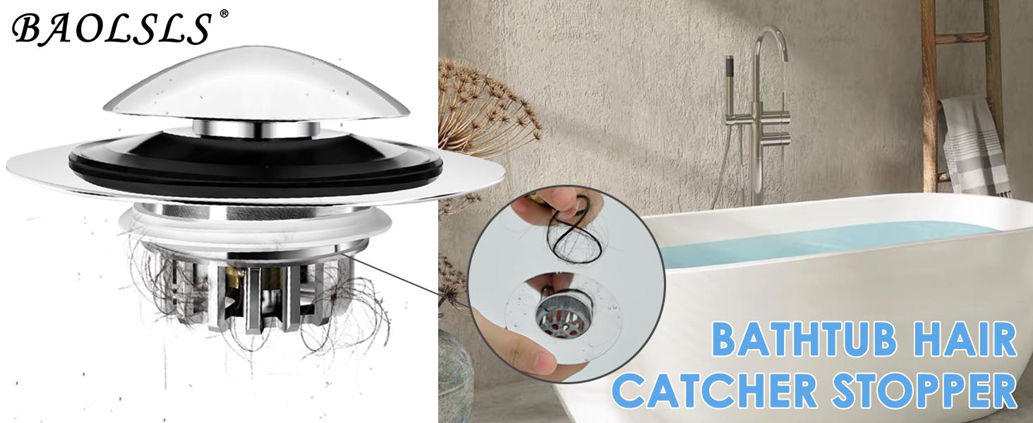 tub drain hair catcher