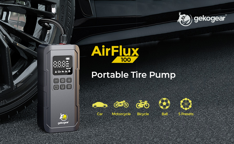 AirFlux 100 – Portable Tire Pump