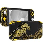 eXtremeRate DIY Replacement Shell for Nintendo Switch Lite, The Great Golden Wave Off Kanagawa - ...