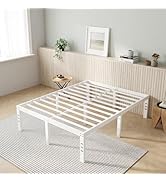 Novilla Queen Size Bed Frame, 14 Inch Metal Platform Bed Frame Queen Size with Storage Space Unde...