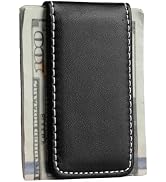 LOUEBICA Slim Magnetic Money Clip for Men Business Card Holder Wallet Holds 10 to 15 Bills