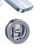 Itramax Dual Magnetic Ring Phone Holder,360° Rotating Adjustable Mag/Safe iPhone Stand,Double Mag...