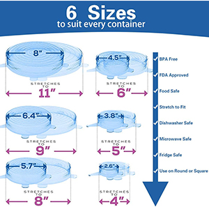Silicone Stretch Lids