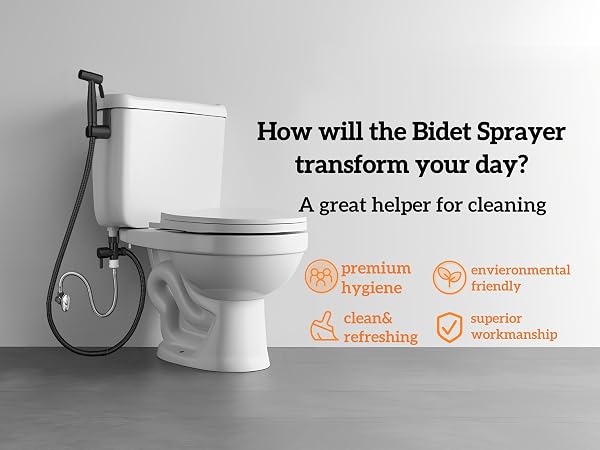 BLACK BIDET SPRAYER