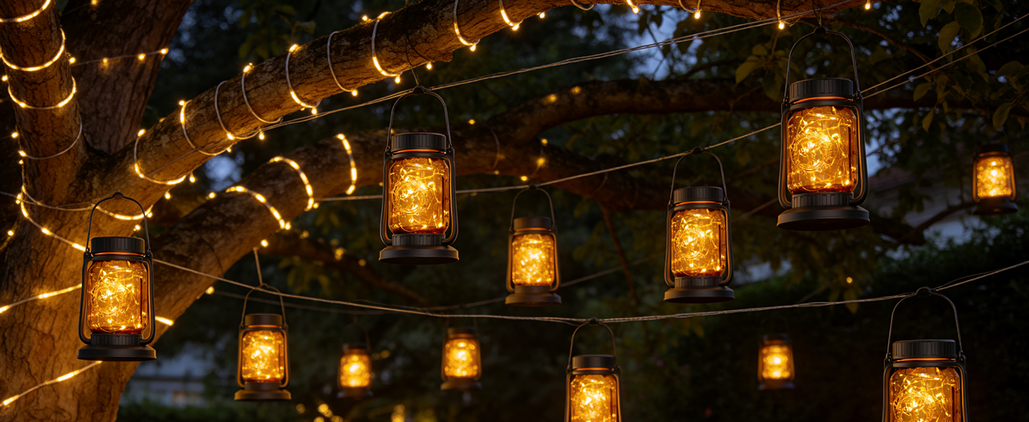 hanging solar lantern