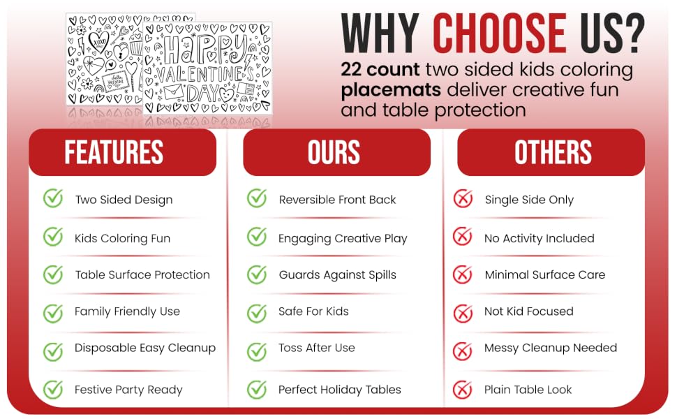 B094K2C8VG coloring placemats valentine's