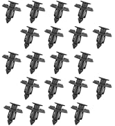 WZP 20PCS Bumper Fastener Rivet Clips, Fender Panel Shield Retainer Fastener, Plastic Push Rivets...