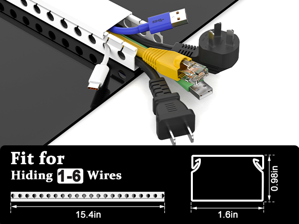 Cable Raceway Wire Covers Under Desk Cable Management