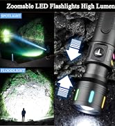 High Lumens Rechargeable Flashlights