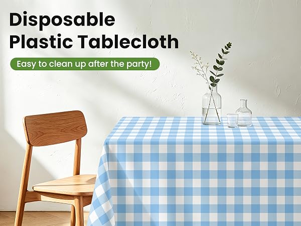 Disposable Plastic Tablecloth