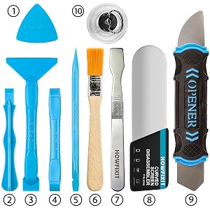 HowFixit 15-in-1 tools kit package include