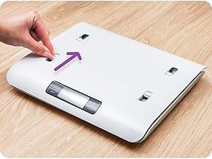 greater goods bluetooth smart baby scale slide open top ports