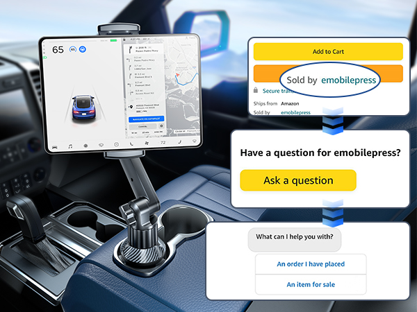 248 Tablet holder for car