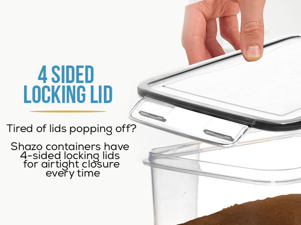 large food storage containers pantry storage containers with lids baking storage containers