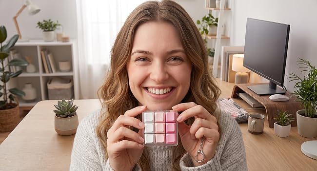 Gradient-Colored Keyboard Fidget
