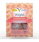 Vagisil Scentsitive Scents On-The-Go Feminine Cleansing Wipes, pH Balanced, Peach Blossom, Indivi...