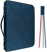 BLIEVE- Bible Cover Case for Women and Men with Storage Pockets, Handle and Bible Ribbon Bookmark...