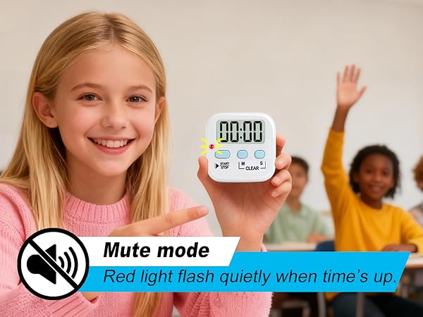 Digital timer with Silent Mode