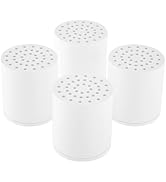SR SUN RISE 20-Stages Shower Filter Replacement Cartridges - Universal Fit for Most Shower Head F...