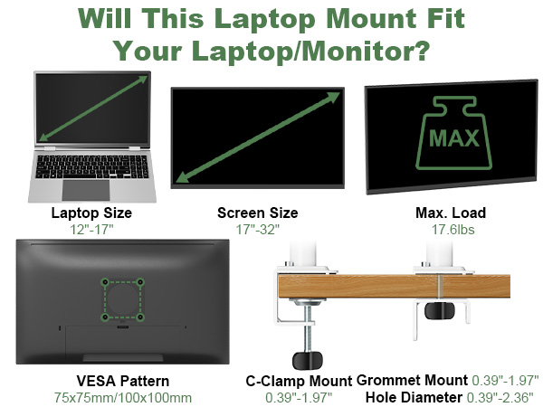 laptop clamp mount