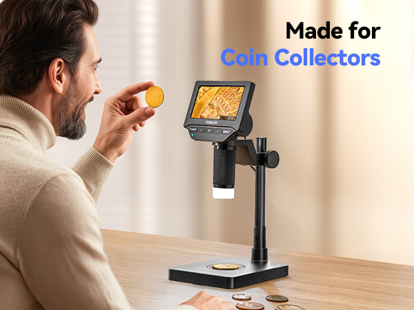 TOMLOV coin microscope