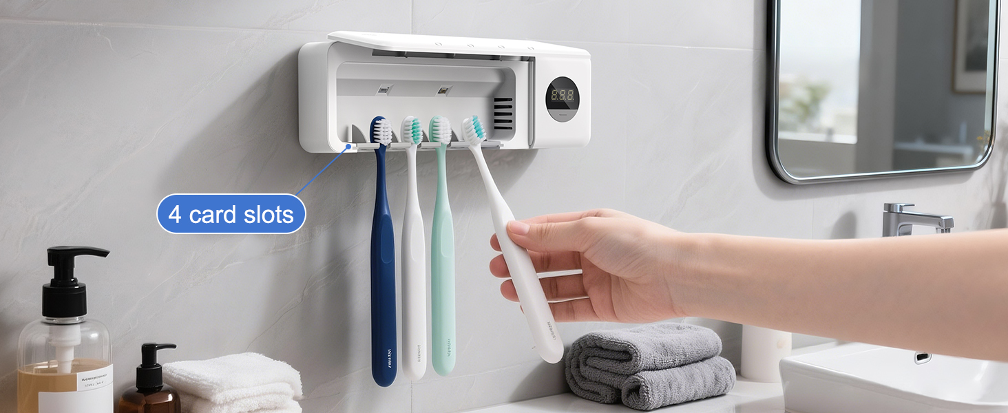 hulmay smart toothbrush holder