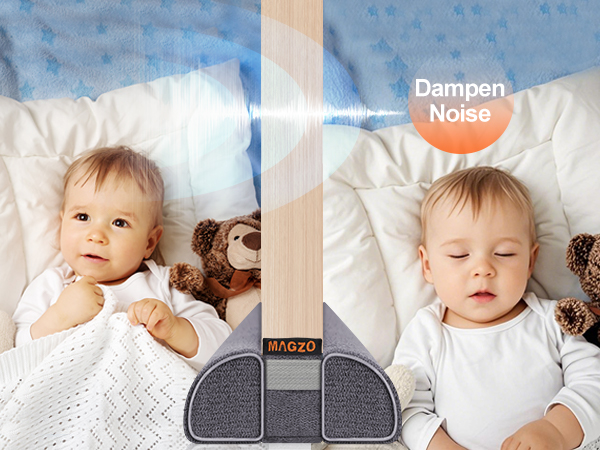 MAGZO Door Draft Stopper Adjustable Under Door Gap Filler