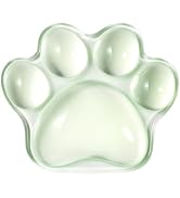 Cat Paw Mouse Wrist Rest, Clear Gel Mouse Wrist Support Pad, Green Cute Ergonomic Wrist Cushion f...