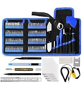 Kaisi 136 in 1 Electronics Repair Tool Kit Professional Precision Screwdriver Set Magnetic Drive ...