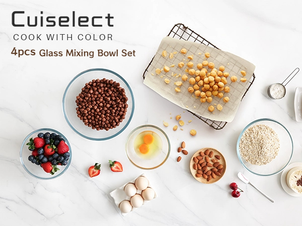 Glass Mixing Bowls Sets