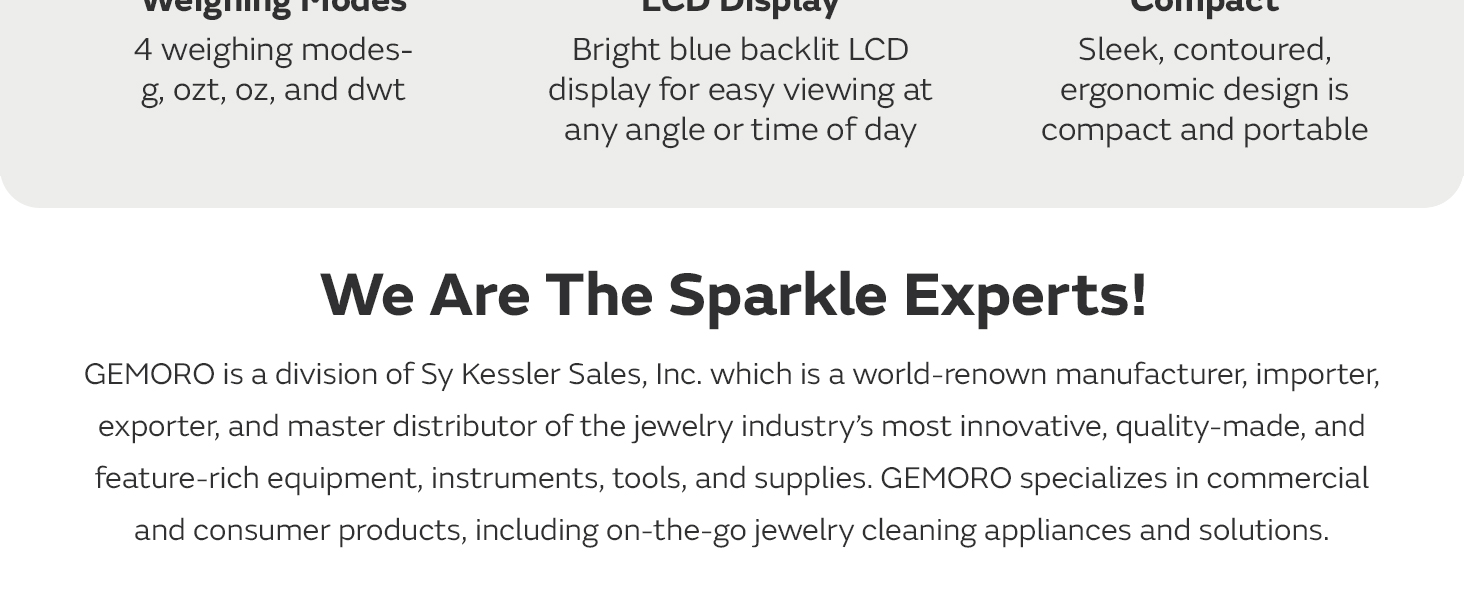 jewelry cleaner steam gemoro cleaning solution ultrasonic LED Microscope scales gram
