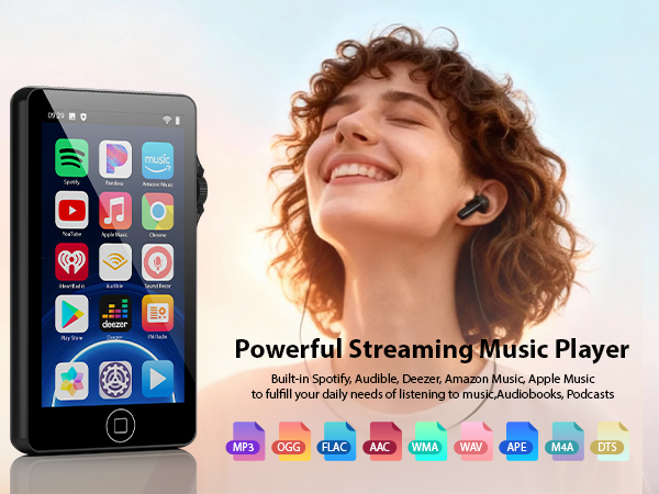 music player with internet
