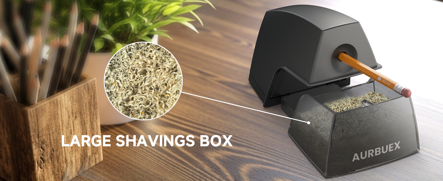 Large capacity electric sharpener