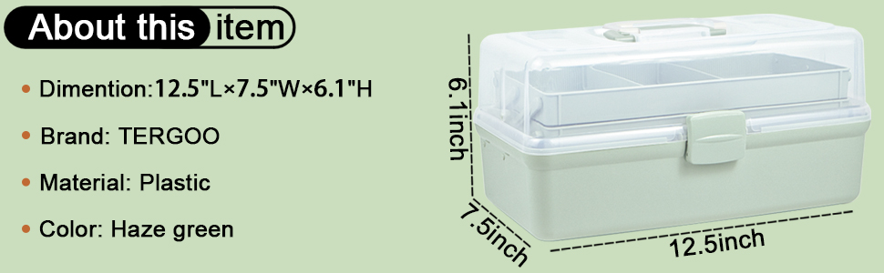 craft & art case size