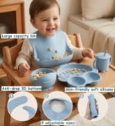 Silicone Baby Feeding Set