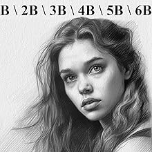 Shading pencils for drawing