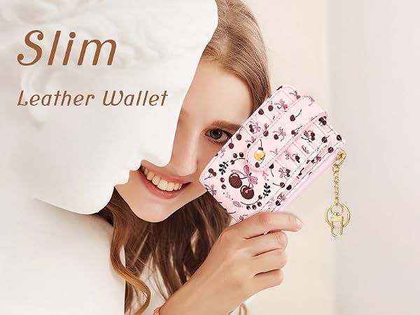 Gemfit Slim Small Card Wallet for Women