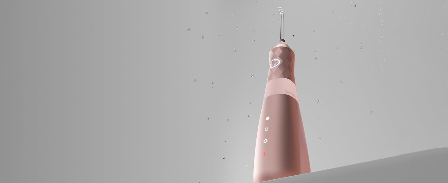 Rose gold water flosser