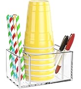 KOTEMON Cup Holder with Marker Slot - Mark Your Cup and Drink Up Party Cup Holder Dispenser Compa...