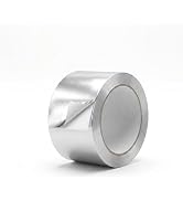 Afudrvey Aluminum Foil Tape, Sealing & Patching, 3 Inch x 20 Yards,Silver | Heavy Duty Metal Foil...