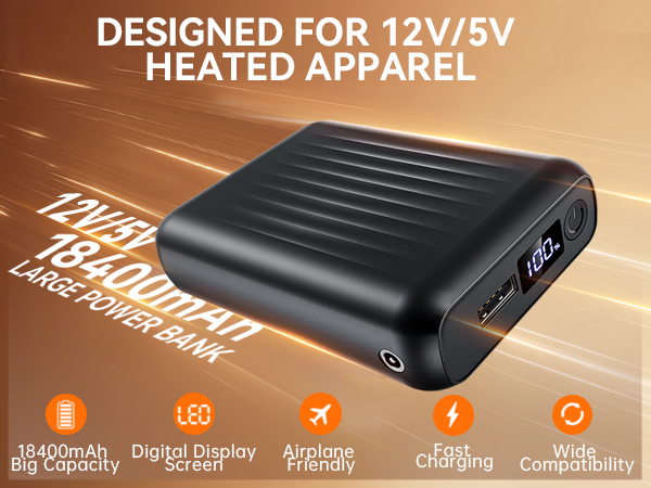 Heated Vest Battery Pack