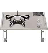 Portable Gas Stove Outdoor Camping Stove with Electronic Ignition and Folding Legs 13,648 BTUs of...