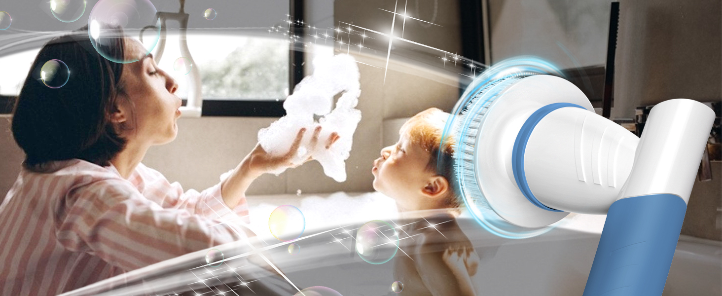 bathroom bathtub scrubber cleaning brush