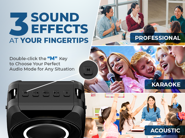 teacher voice amplifier for classroom bluetooth