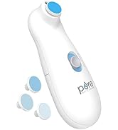PureBaby Electric Nail Trimmer - New & Improved 6-Piece Cordless Nail Drill, 4 Attachments, 2 Sp...