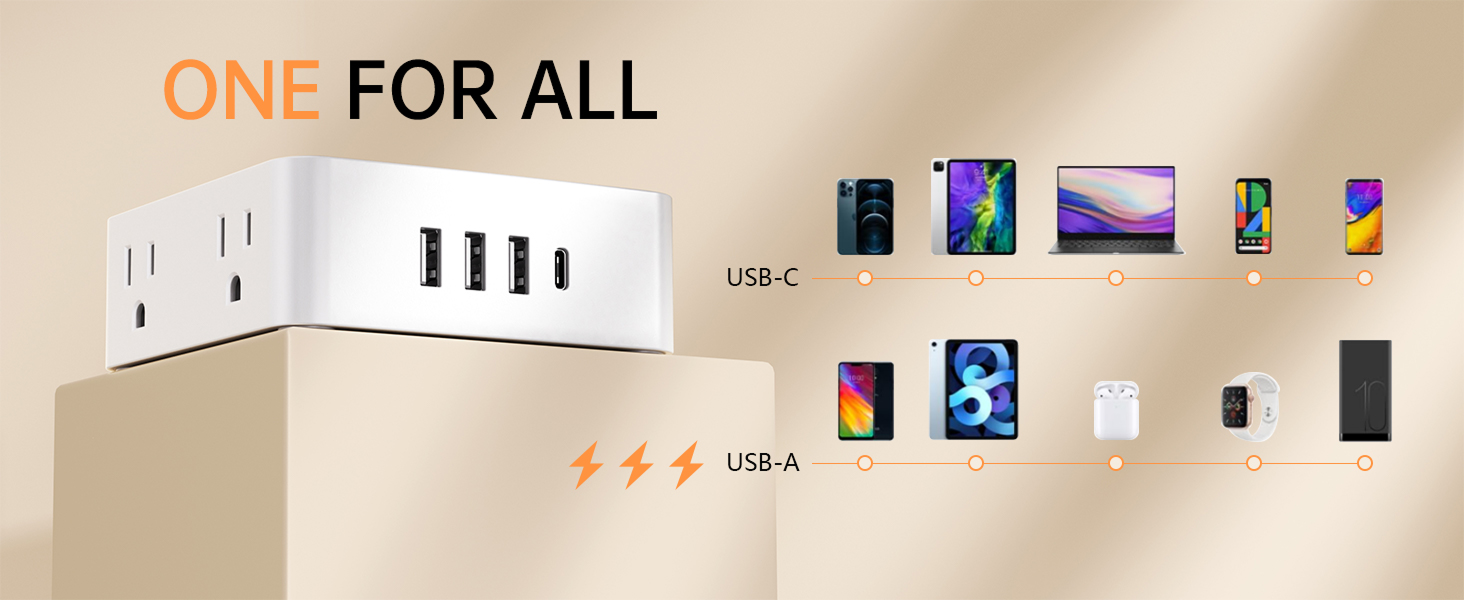 long power strip surge protector
