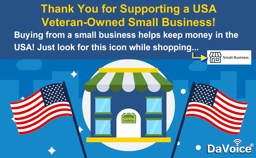 buy from davoice usa small business