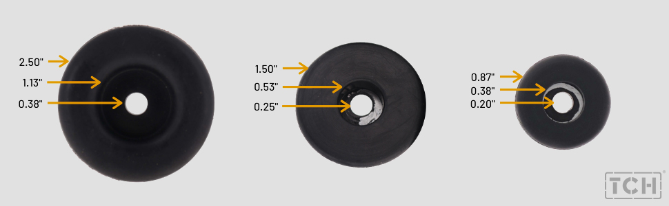 rubber feet, rubber bumper, measurements, black rubber feet, furniture feet, case hardware