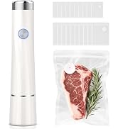 Kayiant Vacuum Sealer For Food, Handheld Vacuum Sealer(Vacuum Sealers+ 40 Reusable Vacuum Seal Ba...