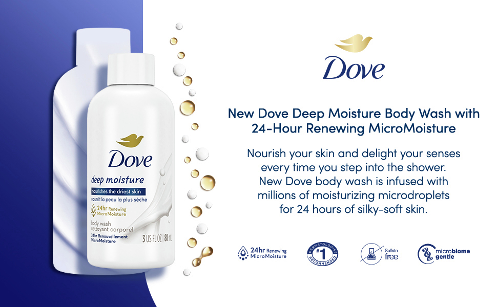 New Dove Deep Moisture Body Wash